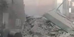 بالبلدي: إصابة عجوز إثر انهيار عقار مكون من 3 طوابق فى بولاق أبو العلا