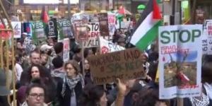 بالبلدي: مسيرات بأمريكا تطالب وقف إطلاق النار فى قطاع غزة.. فيديو