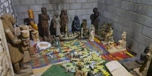 بالبلدي: ضبط 319 تمثالا يشتبه في أثريتها بمخزن في كرداسة