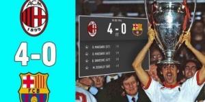 بالبلدي: حكايات نهائيات دوري الأبطال.. ميلان يكتسح برشلونة "كرويف" برباعية 1994
