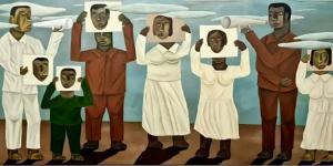 بالبلدي: متحف "موما" يقتنى أحد لوحات الفنان التشكيلى السودانى صلاح المر