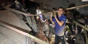 بالبلدي: بينهم طفل 5 أيام.. استشهاد 7 أشخاص في قصف منزل بـ رفح|شاهد belbalady.net