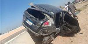 بالبلدي : مصرع وإصابة شخصين في حادث انقلاب سيارة ملاكي على الطريق الصحراوي بسوهاج