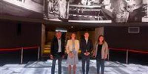 بالبلدي : متحف الحضارة يهدي وزيرة خارجية سلوفينيا كتالوج المومياوات الملكية| صور