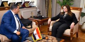 بالبلدي : وزيرة الهجرة تستقبل أحد أبناء الجالية المصرية في كندا للمشاركة في احتفالات شهر الحضارة المصرية
