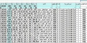 بالبلدي: ظهرت
      الآن
      نتيجة
      الشهادة
      الاعدادية
      بالمنوفية
      الدور
      الأول
      بصيغة
      إكسل