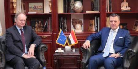 بالبلدي: وزير السياحة يلتقى مع سفير الاتحاد الأوروبى بالقاهرة لبحث التعاون المشترك