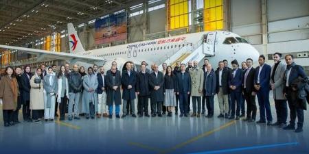 وفد منظومة الطيران المدني يزور شركة "كوماك" الصينية لتصنيع الطائرات بالبلدي | BeLBaLaDy