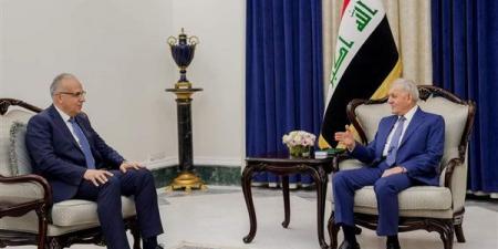 بالبلدي: رئيس جمهورية العراق يستقبل وزير الموارد المائية والري المصري belbalady.net