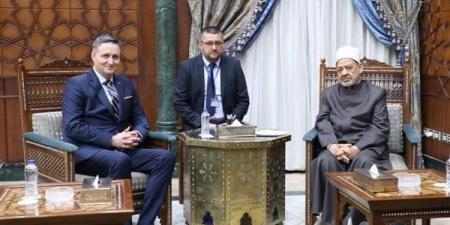 بالبلدي: شيخ الأزهر والرئيس البوسني: ما يحدث بغزة وصمة عار على جبين الإنسانية|صور belbalady.net