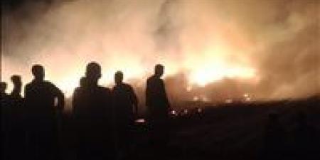 بالبلدي : حريق يلتهم 4 أفدنة قمح في قرية بأسيوط