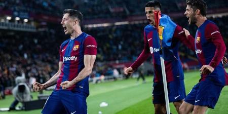 بالبلدي : فيديو | ليفاندوفسكي يسجل هدف برشلونة الثاني أمام جيرونا