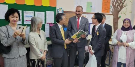 بالبلدي : سفير اليابان يزور المنوفية.. ووكيل وزارة التربية والتعليم يشيد بتجربة المدارس اليابانية | صور