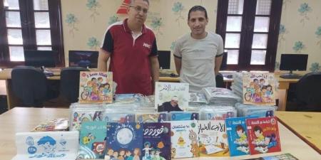 أكثر من 1000 كتاب ومجلة مقدّمة من مجلة نور للأطفال لمكتبة مصر العامة بدمنهور