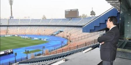 وزير الرياضة يطمئن على جاهزية استاد القاهرة لنهائي دوري أبطال إفريقيا