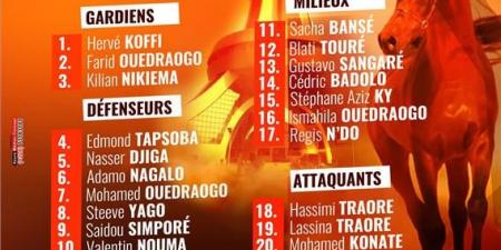 بالبلدي : قائمة بوركينا فاسو لمباراتي مصر وسيراليون في تصفيات كأس العالم.. تواجد لاعب بيراميدز
