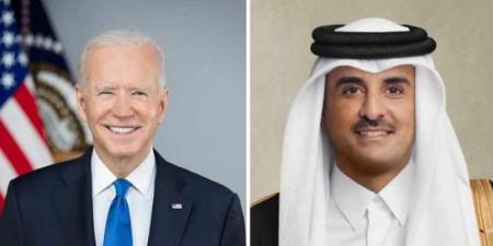 أمير قطر والرئيس الأمريكي يبحثان جهود التوصل لاتفاق وقف فوري ودائم لإطلاق النار في غزة