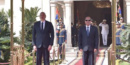 بالبلدي: بالصور.. الرئيس السيسي يستقبل رئيس جمهورية أذربيجان