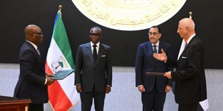 بالبلدي: رئيس الوزراء ونائب رئيس غينيا الاستوائية يشهدان توقيع اتفاق بشأن الإعفاء المُتبادل للتأشيرات لحاملي جوازات السفر الدبلوماسية والخاصة ولمهمة