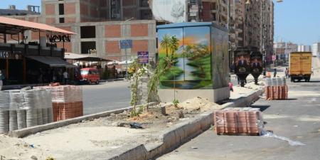 بالبلدي: نائب محافظ البحيرة تتفقد أعمال تطوير مدخل مدينة كفر الدوار.. صور