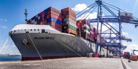 بالبلدي : منها أعلاف وأسمنت.. ميناء دمياط يشارك في تصدير نحو 35 ألف طن بضائع مختلفة