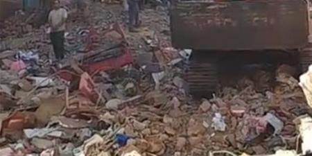 بالبلدي : انهيار عقار في منطقة كامب شيزار بالإسكندرية