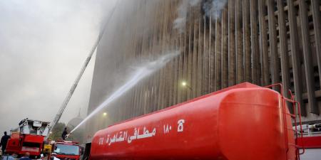 بالبلدي: بيان للنيابة العامة في مصر بشأن حريق سنترال رمسيس وسط القاهرة