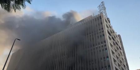 belbalady فيديو مرعب يُظهر حريقًا مميتًا بمبنى سنترال رمسيس في القاهرة