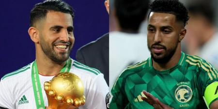 بالبلدي: موعد مباراة السعودية والجزائر.. وأرقام خاصة بسالم الدوسري ورياض محرز