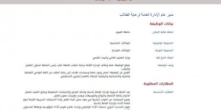 بالبلدي: غدا
الثلاثاء
أخر
موعد..
جامعة
الفيوم
تعلن
عن
وظائف
جديدة
في
تخصصات
مختلفة..
وظيفة
جامعة