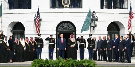 بالبلدي: خيول ومقاتلات وموسيقى.. استقبال مهيب لولي العهد السعودي في البيت الأبيض