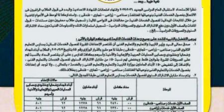 بالبلدي : ضوابط
      سداد
      رسوم
      الالتحاق
      والاشتراك
      السنوي
      بفصول
      الخدمات
      بالمدارس
      الفنية
      2027