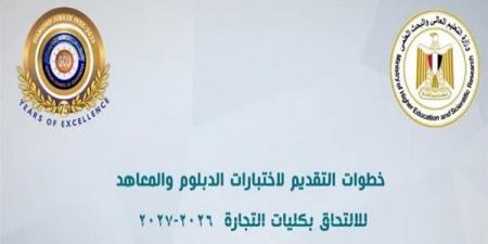 بالبلدي: تنسيق
      الجامعات
      2026
      |
      إجراءات
      التقديم
      لاختبارات
      كليات
      التجارة
      لخريجي
      الدبلومات
      والمعاهد
      وهذه
      الفئات
      المسموح
      لها
      والمستندات
      المطلوبة
      وخطوات
      التسجيل