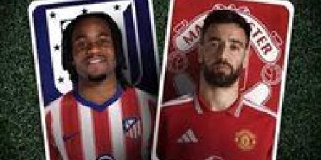 بالبلدي: تعرف
      علي
      التشكيل
      المتوقع
      لمانشستر
      يونايتد
      وأتليتكو
      مدريد