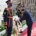السيسي يضع إكليلا من الزهور على النصب التذكاري للجندي المجهول بمدينة نصر