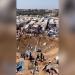 بالبلدي: حفرة هائلة بمستشفى وإمدادات طبية متناثرة.. شاهد ما سببته غارة إسرائيلية على غزة