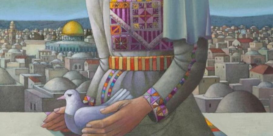 بالبلدي: لوحات فنية تحتفل بالمرأة الفلسطينية رمزا للصمود أمام الاحتلال