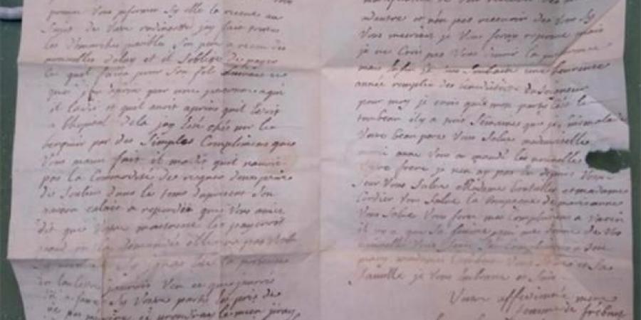 بالبلدي: الكشف عن رسائل حب من القرن 18 مكتوبة للبحارة الفرنسيين