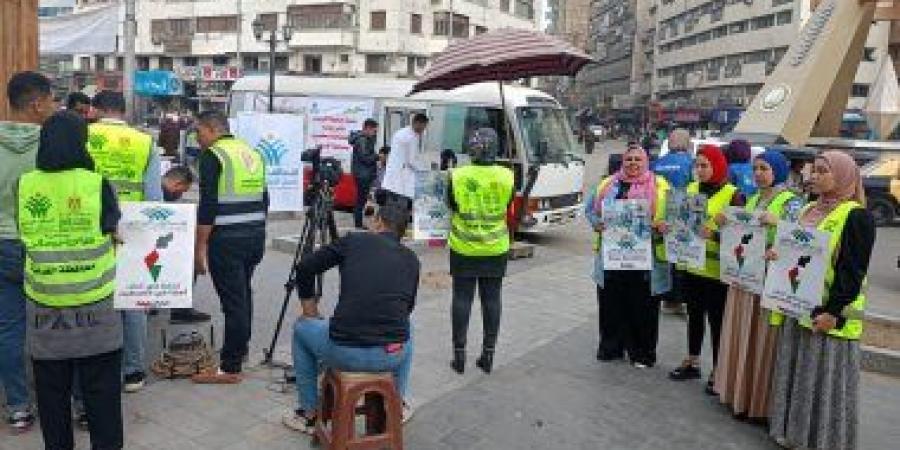 بالبلدي: التحالف الوطنى ينظم حملة للتبرع بالدم لدعم الشعب الفلسطينى بالغربية