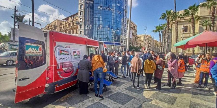 بالبلدي: التحالف الوطني بالإسكندرية ينظم حملة تبرع بالدم تحت عنوان «أخ عربي أخي» لصالح الشعب الفلسطيني