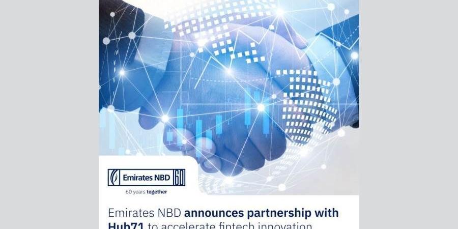 بالبلدي : Emirates NBD announces partnership with Hub71 to accelerate FinTech innovation