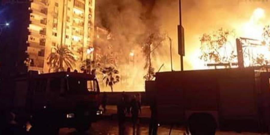 بالبلدي: مدير أمن الجيزة يصل إلى موقع حريق ستوديو الأهرام