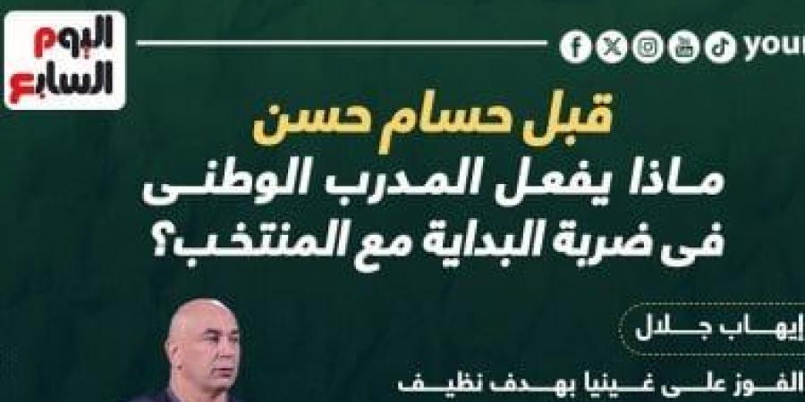 بالبلدي: ماذا يفعل المنتخب مع المدرب الوطنى فى ضربة البداية قبل حسام حسن.. إنفوجراف