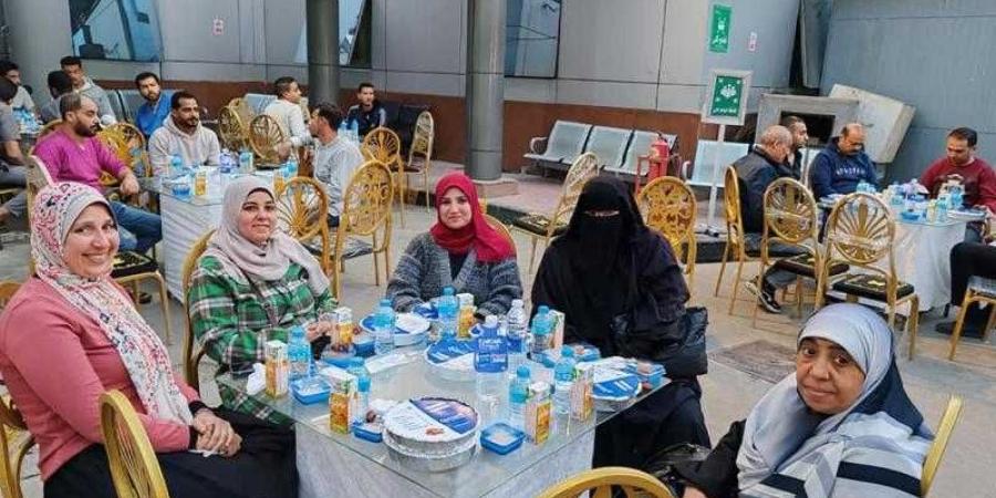 بالبلدي : حفل إفطار جماعى بشركة مصر للطيران للخدمات الطبية