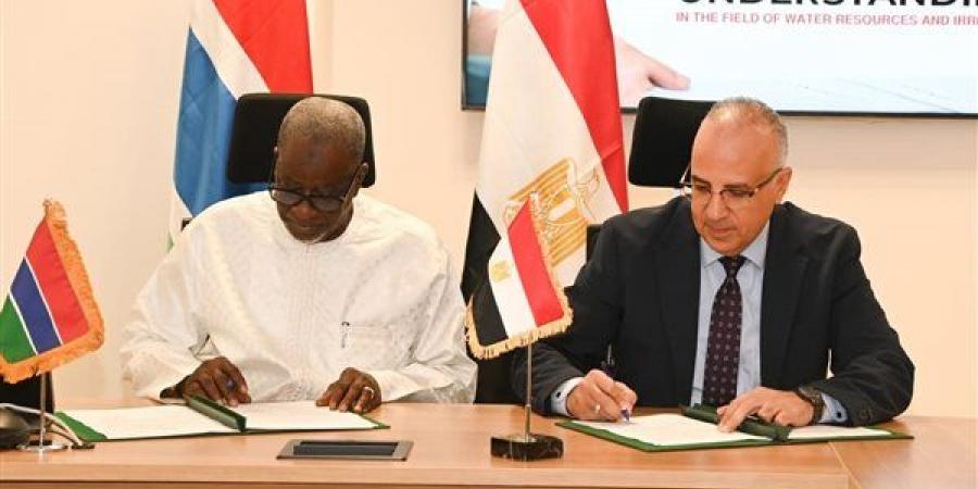 بالبلدي : توقيع مذكرة تفاهم بين مصر وجامبيا لإدارة الأنهار المشتركة والتحلية وحصاد مياه الأمطار