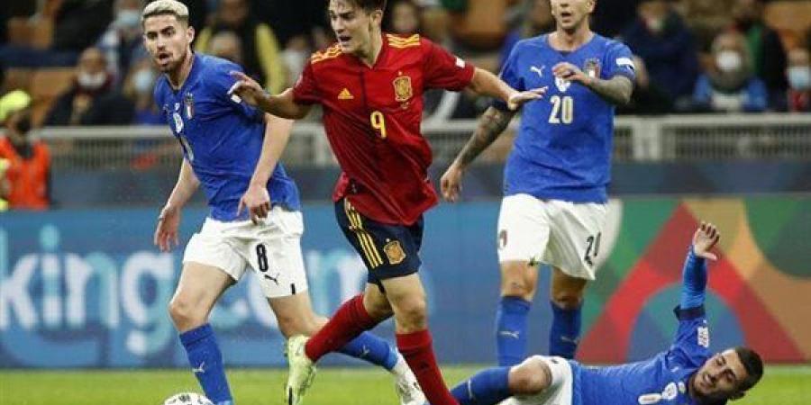 بالبلدي: موعد مباراة إسبانيا وإيطاليا اليوم الخميس والقناة الناقلة