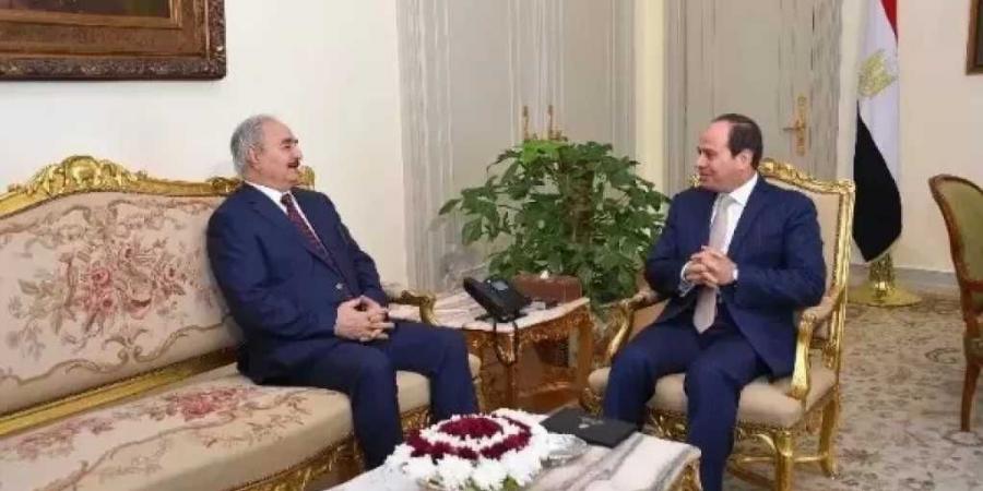 السيسي
      يستقبل
      المشير
      خليفة
      حفتر
      لبحث
      تطورات
      الأوضاع
      في
      ليبيا
      وتعزيز
      التعاون
      المشترك