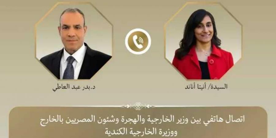 وزير
      الخارجية
      والهجرة
      يتلقى
      اتصالًا
      هاتفيًا
      من
      وزيرة
      الخارجية
      الكندية