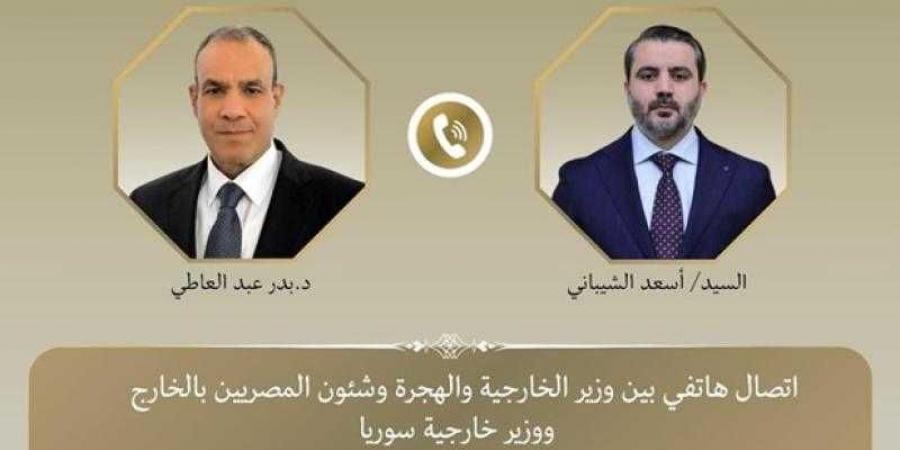 بالبلدي : اتصال
      هاتفي
      بين
      وزير
      الخارجية
      والهجرة
      ونظيره
      السورى