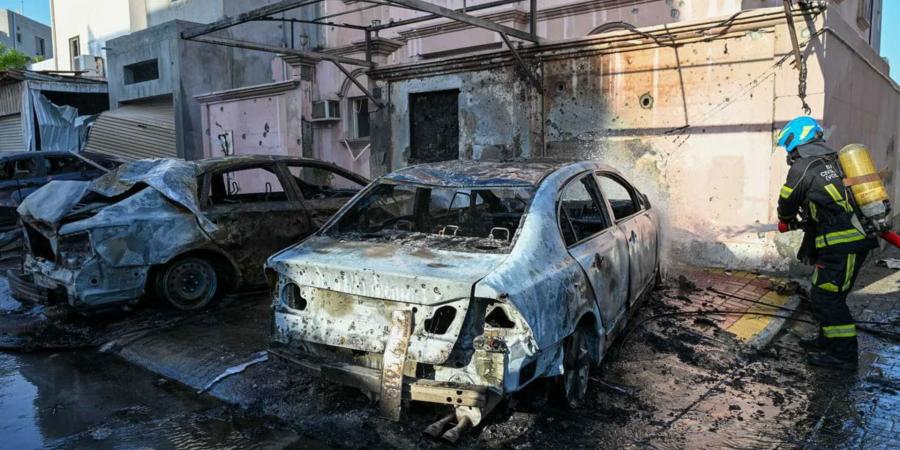 belbalady بالصور.. نتائج الهجوم الإيراني في البحرين والإصابات
